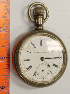 lot 15 image: Altrue Buren Swiss Vintage Pocket Watch