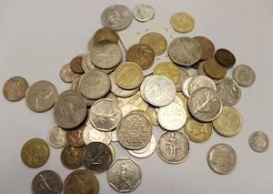 lot 85 image: French Vintage Old Coins Lot Of Approx.1 Pound Of French Coins