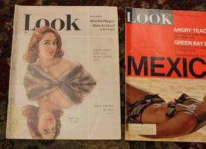 lot 95 image: The Look Magazine 2 Issues Oct. 1952 & Sep. 1968
