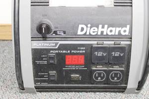 lot 7 image: Die Hard Platinum 1150 Portable Power, Car Starter Plus Outlets & USP Connection, Comes With Charger Cord