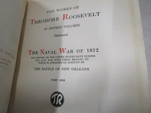 Teddy Roosevelt Naval War 1812