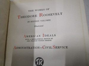 Teddy Roosevelt American Ideals