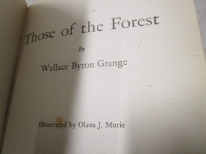 Those of the Forest by WB Grange