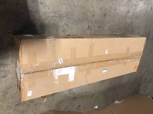 lot 22 image: Husky Ready-to-Assemble 24-Gauge Steel Garage Gear Cabinet in Black (36 in. W x 72 in. H x 24 in. D) Customer Returns See Pictures