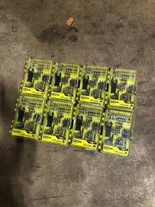 lot 25 image: Lot of Ryobi  48-Piece Project Sets  Customer Returns See Pictures