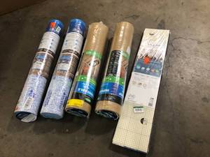 lot 42 image: Eco Cork Foam 675 sq. ft. 3 ft. x 25 ft. x 3.2mm Waterproof Premium Plus 10-in-1 Underlayment-Vinyl Plank, Laminate, Engineered Wood and Misc Items Customer Returns See Pictures