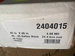 lot 60 image: Contractor Style HD Garbage Bags