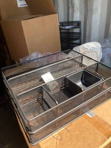 lot 111 image: Extra-Large Drawer Organizers