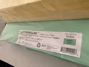 lot 101 image: Pastel Copy Paper