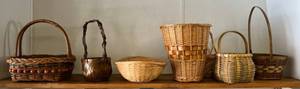 Shelf Full Of Baskets