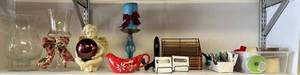 Shelf Full Of Misc Items
