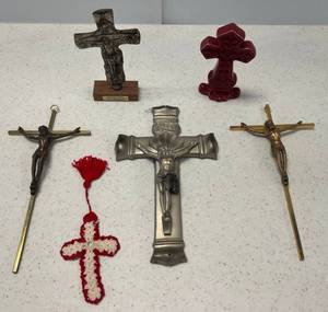 Group of Religious Crosses