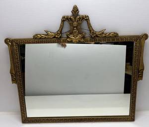 Vintage Ornate Framed Mirror 29 T x 32 14 W