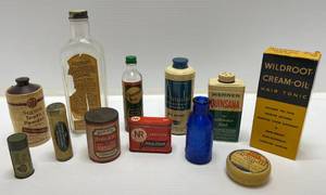 Group Of Vintage Misc. Advertising Bottles