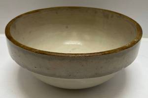Antique Red Wing Stoneware Bowl Marked RWS Co. On Bottom