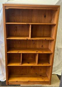 Large Vintage Solid Wood Book Shelf 68 x 41 x 13