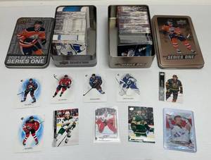 Two Tins Of Misc. Hockey Cards