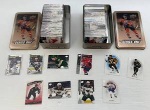 Two Tins Of Misc. Hockey Cards
