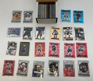 Box Of Misc. Hokey Cards All In Protective Sleeves