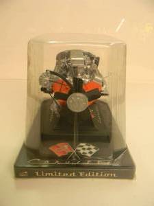 lot 3 image: LIBERTY 16 SCALE DIE-CAST LIMITED EDITION CHEVROLET CORVETTE 327 FUEL INJECTION ENGINE - IN BOX - GREAT PIECE - NICE - SEE PICTURES