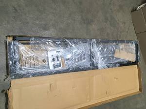 lot 27 image: Zinus Yelena Black Metal King Platform Bed Frame   Customer Returns See Pictures
