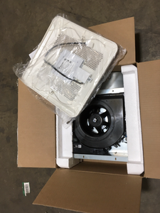 lot 46 image: Panasonic WhisperThin DC LED Pick-A-Flow 80 -100 CFM CeilingWall Bathroom Exhaust Fan, 3-38 in. Low Profile Housing  Customer Returns See Pictures