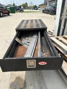 lot 7 image: RKI Truck Box Storage Unit 30x48x11  Inch ($1600 retail new)