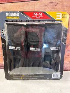 lot 44 image: New Holmes 3 Pack of Gloves Size M