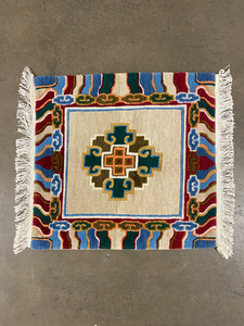 lot 391 image: Miniature Chinese Rug
