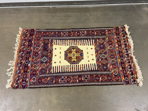 lot 388 image: Tribal Kilim Flatweave Caucasian Rug
