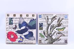 lot 71 image: 2 Thomas Terceira Collages