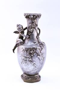 lot 99 image: Art Nouveau Bronze Vase