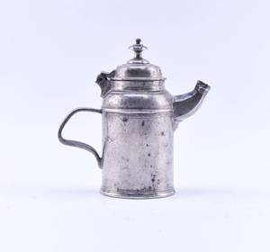 lot 100 image: Metal Inkwell