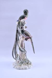 lot 110 image: Portuguese Quetzal Bird Statue