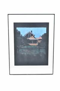 lot 265 image: Two Rochelle Woldorsky Original Pastel on Paper Pieces of Houses