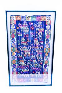 lot 116 image: Framed Tribal Embroidery