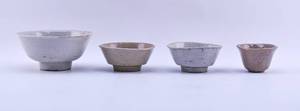 lot 20 image: Group of 4 Small Antique Chinese Porcelain Bowls
