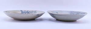 lot 171 image: Pair of Antique Chinese Porcelain Floral Plates