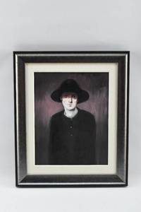 lot 189 image: Portrait of a Person Wearing Black
