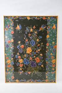 lot 326 image: Colorful Floral Batik Print
