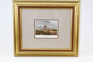 lot 406 image: A Windmill on a Heath Framed Print