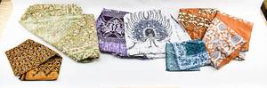 lot 416 image: Lot of 8 Colorful Textiles