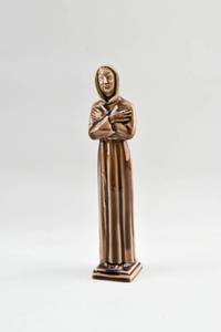 lot 200 image: 1959 Rookwood Pottery Monk Figure, Signed