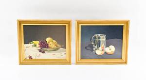 lot 349 image: 2 Mick Anderson Still Life Paintings