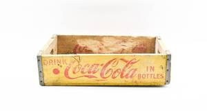 lot 47 image: Vintage 1960s Coca-Cola Wood Crate