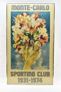 lot 30 image: Monte Carlo Sporting Club Commemorative Poster