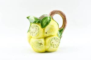 lot 41 image: Italian Lemon Pitcher by Ceramiche di Bassano