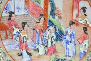 lot 238 image: 2 Antique Chinese Porcelain Plates