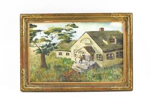 lot 272 image: Barbara Bisno Watercolor 1948