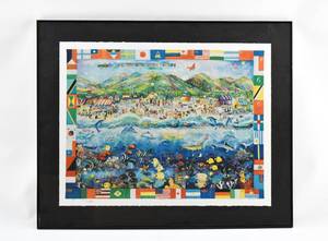 lot 274 image: 1997 Pan Pacific Masters Swimming Championship Print